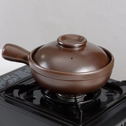 600ml 900ml Casserole Pottery Soup Pot Steamed Rice Braised Chicken Rice Heat Resistant Pot Claypot Gas Claypot Cooking Supplies