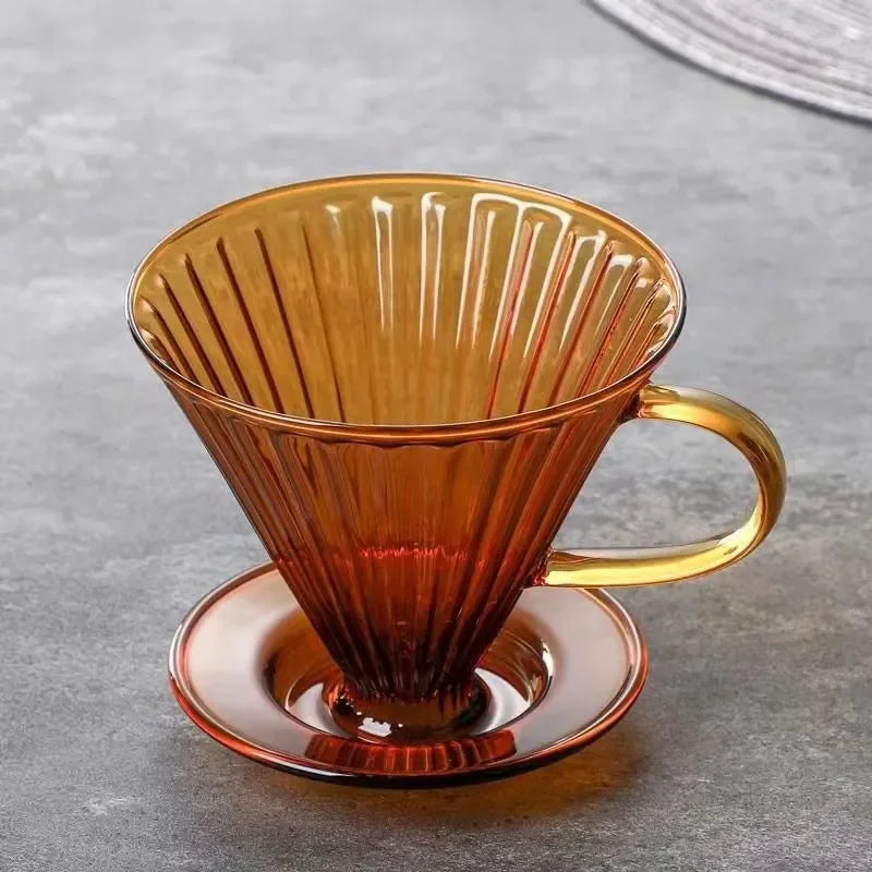 600ml Heat Resistant Clear Glass Tea Coffee Kettle Gooseneck Thin Spout for Pour Over Coffee Pot Stovetop Microwave Safe Teapot