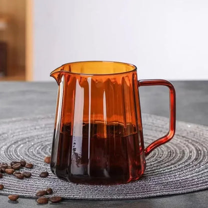 600ml Heat Resistant Clear Glass Tea Coffee Kettle Gooseneck Thin Spout for Pour Over Coffee Pot Stovetop Microwave Safe Teapot