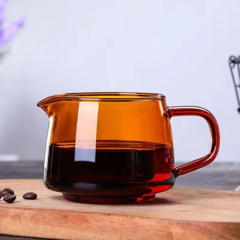 600ml Heat Resistant Clear Glass Tea Coffee Kettle Gooseneck Thin Spout for Pour Over Coffee Pot Stovetop Microwave Safe Teapot