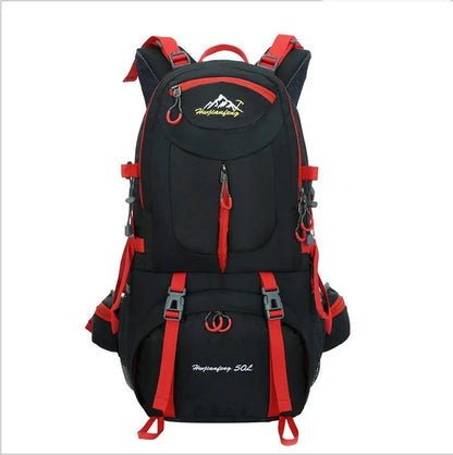 60L 50L 40L Men's Outdoor Climbing Travel Rucksack Sports Camping Hiking Backpack School Bag Pack For Male Female Women