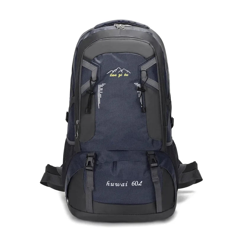 60L Large Capacity Outdoor Mountaineering Bag Waterproof Nylon Travel Bags Shoulder Leisure Sports Travel Backpacks New