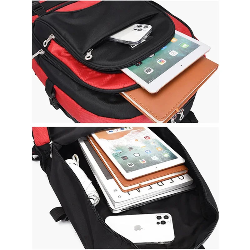 60L Men Unisex Outdoor Backpack Travel Sports Pack Fishing Hiking Climbing Camping Bag Rucksack For Male Women Female
