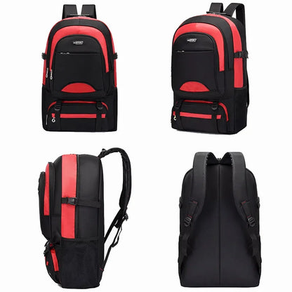 60L Men Unisex Outdoor Backpack Travel Sports Pack Fishing Hiking Climbing Camping Bag Rucksack For Male Women Female
