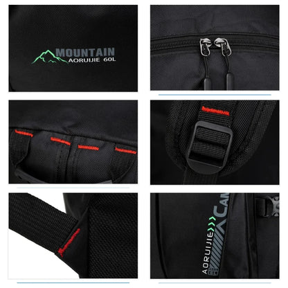 60L Unisex Men's Outdoor Hiking Travel Pack Sports School Bag Fishing Climbing Camping Backpack for Male Women Female