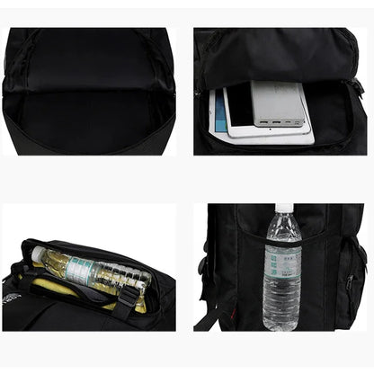 60L Unisex Men's Outdoor Hiking Travel Pack Sports School Bag Fishing Climbing Camping Backpack for Male Women Female