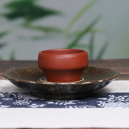 60cc Chinese Purple Clay Teacup Coffee Cup Oolong Tea Handmade Boutique Tea Bowl Master Tea Cup Portable Personal kung fu Single