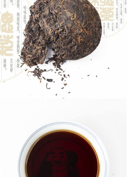 Yunnan Menghai Dayi Ripe Tea V93 Tuocha Ripe Puer Pu-erh Tuo Cha tea V93 (100g)