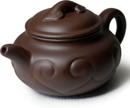 Teapot 10oz Chinese Gongfu Tea Zisha Zini Pots 300ml Good Luck Happiness Ruyi Style