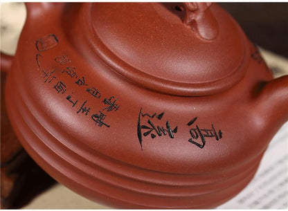 Tea Kettle Stovetop Zisha Pot Kung Fu Teapot Handmade Tea Kettle Home Living Room Creative Tea Drinking Teapot Kettle (A)