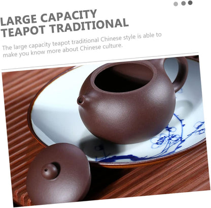 Cabilock Clay Kettle Pot Chinese Tea Pot Clay Teapot Clay Tea Pot Zisha Teapot Porcelain Tea Kettle Kung Fu Purple Sand Teapot Ceramic Clay Compact Teapot Purple Clay Household Office Japan
