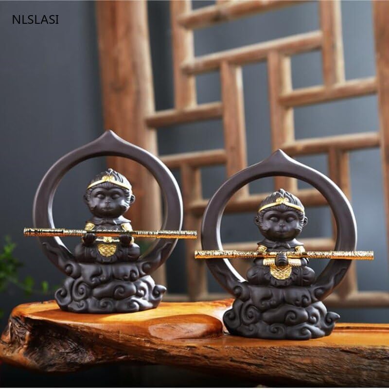 Zisha Classic Tea Man Handmade Car Decoration Boutique Decoration Accessories 1 piece