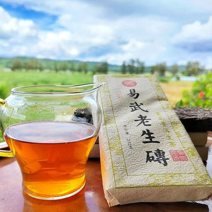 Yiwu Original Old Tree Tea Brick Healthy Drink Pu'er Tea Brick 200g