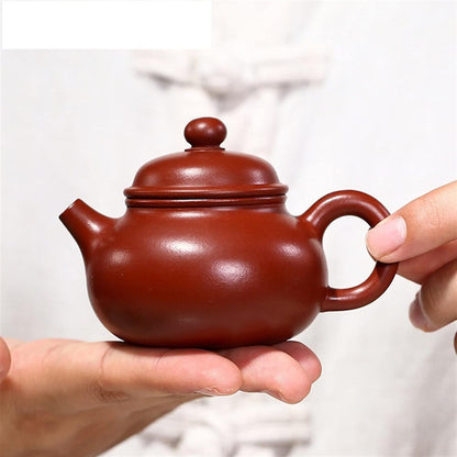 MIKMAX Teapot Zisha teapot handmade small capacity teapot raw ore Dahongpao teapot Zisha tea set
