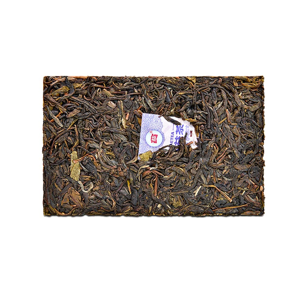 TAETEA Pu-erh Tea Cake, Old Brick Aged Fermented Puerh PU'ER Tea Brick Black Tea for Daily Drink and Gift (Raw)