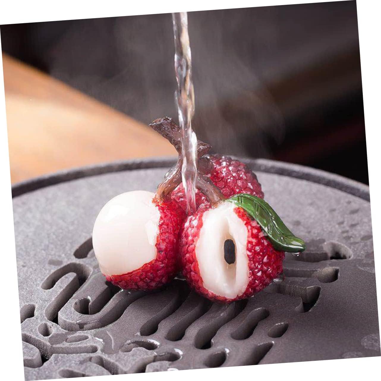 PRETYZOOM 2 Pcs Gongfu Tea Ornaments Tea Pet Gongfu Color Changing Tea Ornament Chinese Zisha Tea Pet Kung Fu Tea