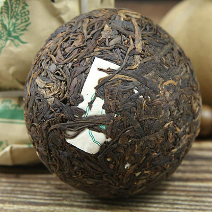 FullChea - 2009 Tulin Raw Pu-erh - Pu Erh Tea Loose Leaf - Sheng Puerh Tuocha From Yunnan - Health Tea - 8.8oz / 250g
