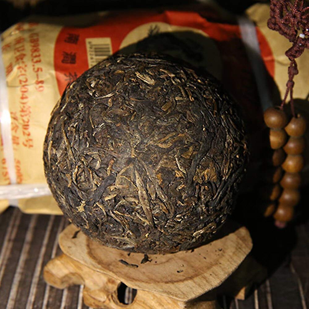 FullChea - 2005 Tulin Raw Pu-erh - Pu Erh Tea Loose Leaf - Sheng Puerh Tuocha From Yunnan - Increases Energy (17.6oz/ 500g)