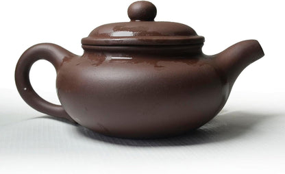 Yxhupot Teapot 8.6oz Chinese Yixing Genuine Black Clay Zisha Classics Pot Infusers Tea (Pot Fangfu HJG Fish)