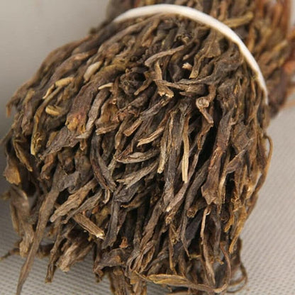 Natural Yunnan Bazi Bulk Pu-Erh Tea Puerh Raw Tea Premium Big Leaf Fermented Tea (100g)