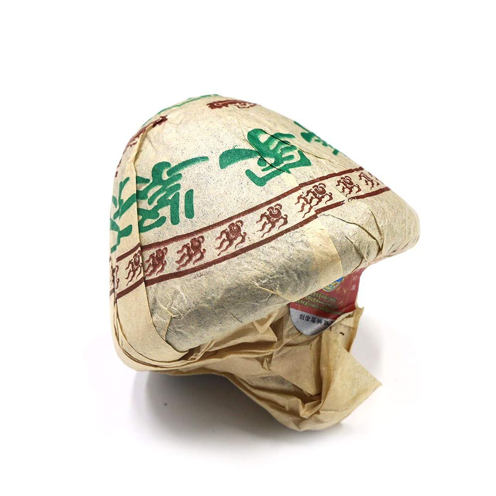 FullChea - Health Chinese Tea Shu Puerh Tuo Cha - Tulin Phoenix 2009 Ripe Pu-erh Aged Black Tea - Pu Erh Tea Loose Leaf - Pu Erh Mushroom Tuocha - Aids Digestion - 8.8 oz / 250g