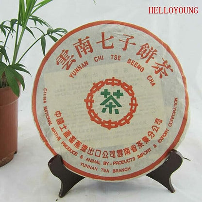 Organic Black Tea Puerh Tea Cake 357g Yunnan Ripe Pu-Erh Chinese Tea