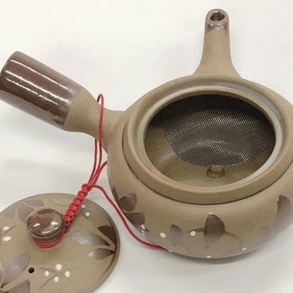 MIKMAX Teapot Zisha Teapot Kung Fu Tea Set Teapot Single Pot Ceramic Pottery Handmade Pot Single Pot
