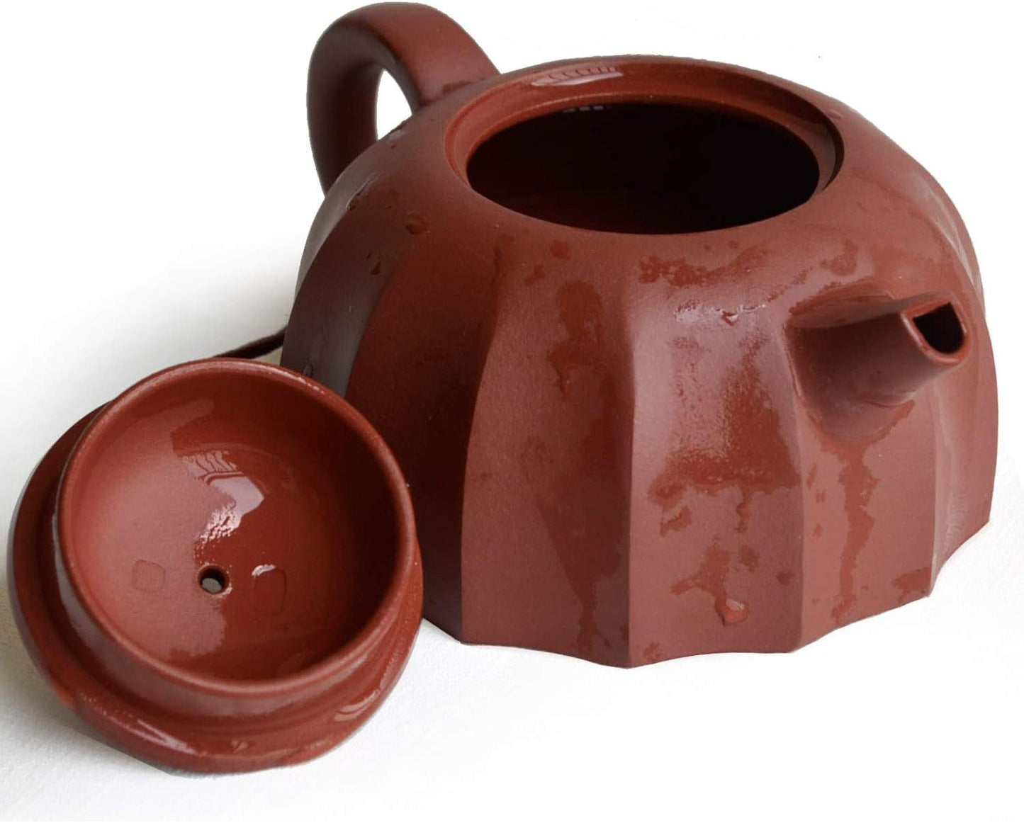 Teapot 9oz Chinese Yixing Handmade Zisha Clay Tea Soak Pot (A pot)