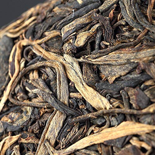 FullChea - Mengku Rongshi 2007 Raw Puerh Tea Cake - Aged Pu Erh Tea Loose Leaf - Sheng Puerh From Yunnan - Increases Energy - 14.11oz / 400g