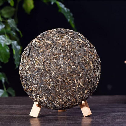 Chinese Green Tea Yunnan Pu-Erh Tea Yiwu Big Tree Pu'er Tea Cake Gift Tea 357g