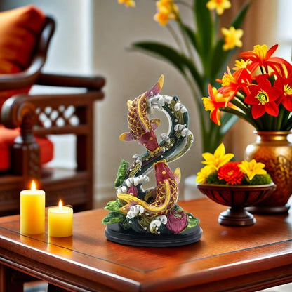 Chinese Feng Shui Fish Statue Feng Shui Decor Home Office Decoration Tabletop Decor Ornaments Good Lucky Gifts