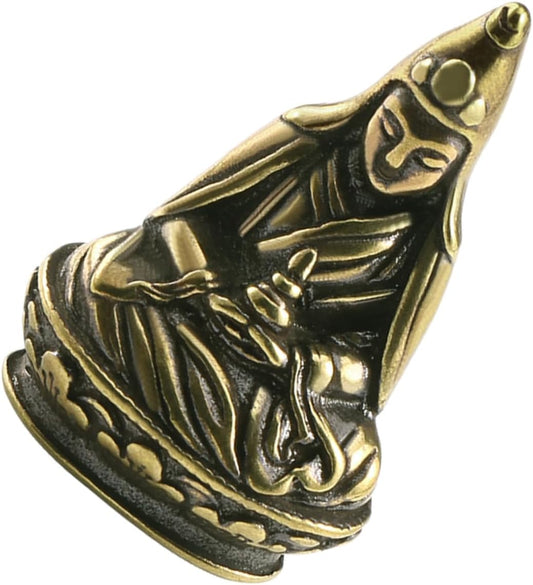 COOPHYA Decor Guanyin Statue Avalokitesvara Ornament Wood avalokitesvara Statues Buddha Statues Copper avalokitesvara Statues Retro avalokitesvara Statue Brass Buddha Bronze Antique Indoor