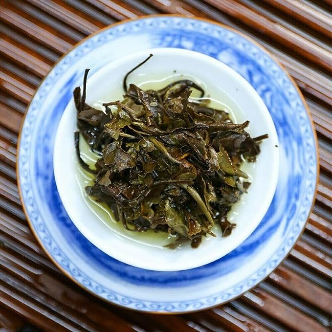 White Tea Cake High Mountain Bai Cha Tea Fuding Shou Mei White Tea Organic 350g