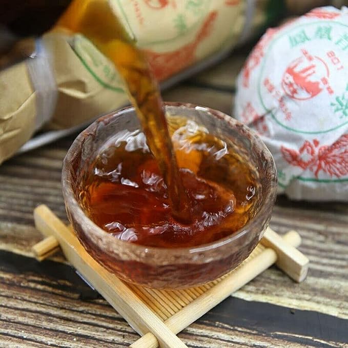 100g Ripe Tuo Cha Tulin Fenghuang 801 Tuocha Yunnan Puer Tea Phoenix Puer (100g)