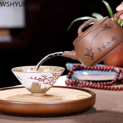 Zisha stone teapot tea set handmade Tieguanyin teapot teapot with filter tea set 240ml