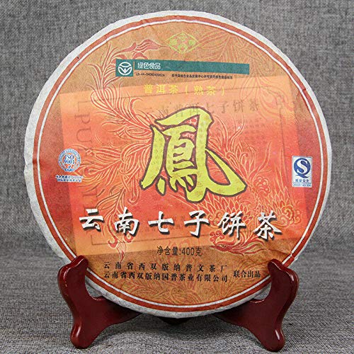 Phoenix 2006 Pu Wen Puer Tea YUNYA Shu Pu Er Pu-erh Ripe Puer Cake 400g Puerh Shou Cha