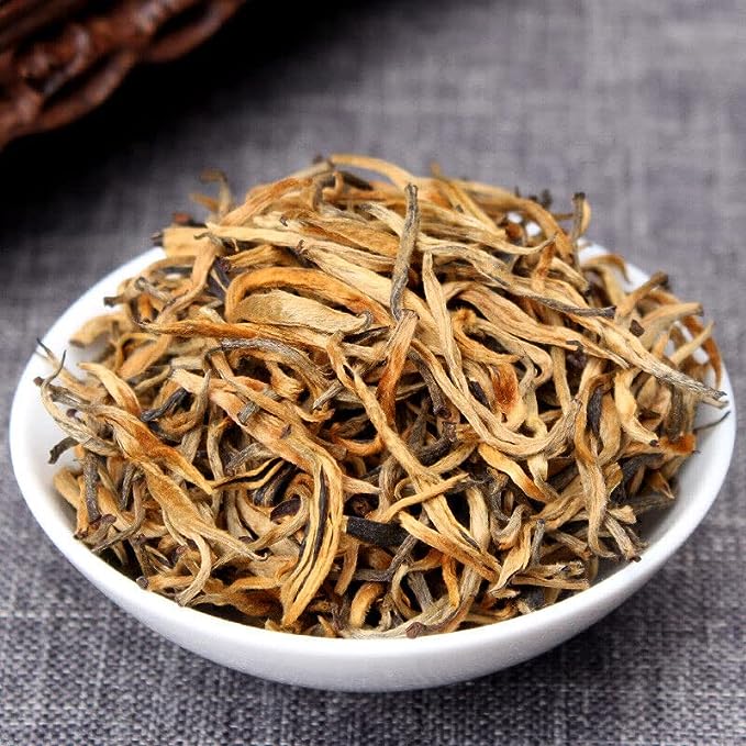 Yunnan Black Tea Dian Hong Tea Supreme Organic Yunnan Golden Bud Dian Hong (250g)