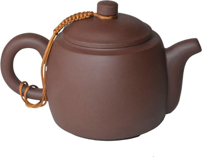 Zisha Teapot Chinese Clay Pot Ceramics Purple Sand Pot Kungfu Kettle Filter Loose Tea (9oz)