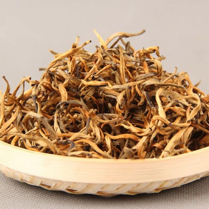 Yunnan Spring Tea Wire Black Tea Red Single Bud Organic Dian Hong Tea (100g)