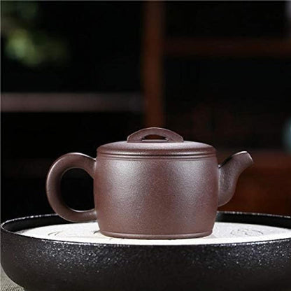 Handmade Zisha Teapot, Purple Clay Teapot Chinese Yixing Teapot Kung Fu Tea Set Busisses Gift