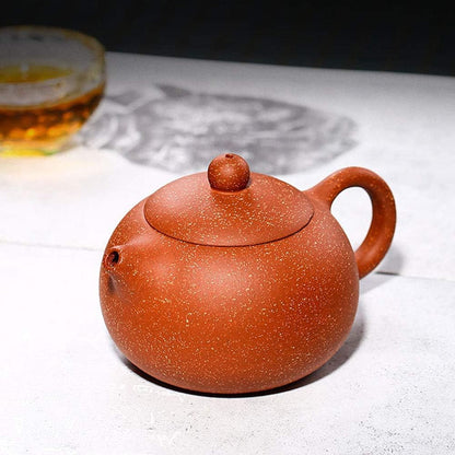 GDLK Yixing Xishi Teapot 200ml Chinese Zisha Clay Tea Pot Dragon Blood Sand Red