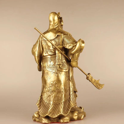 ZHONNA Guan Gong The God of Wealth Bronze Statue of Guan Yu The Chinese god of war attracts Wealth and feng Shui Gifts