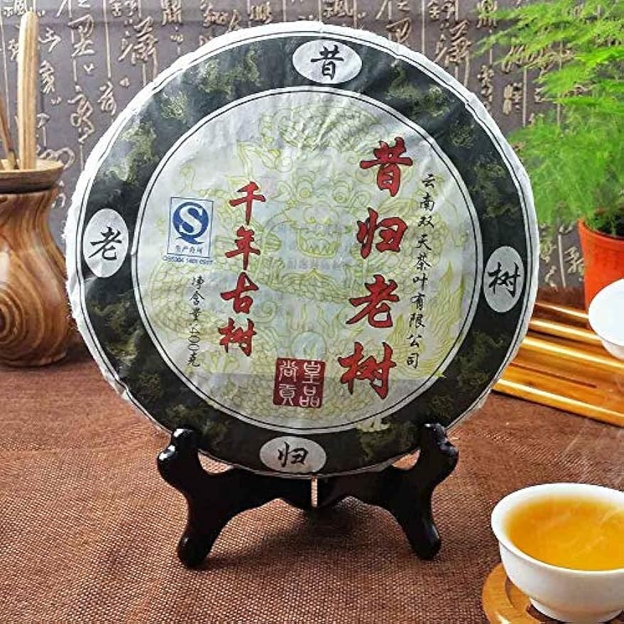 FullChea - 2012 Xigui Raw Pu-erh Tea - Pu Erh Tea Loose Leaf - Sheng Puerh Gushu - Increases Energy - 14.11oz / 400g