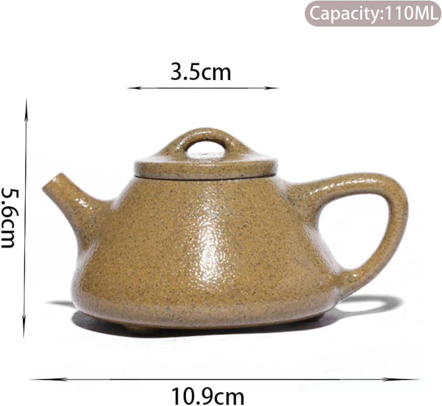 UDRJU Teapots Porcelain 110Ml Yixing Zisha Teapot Vintage Raw Mine Clay Teapot