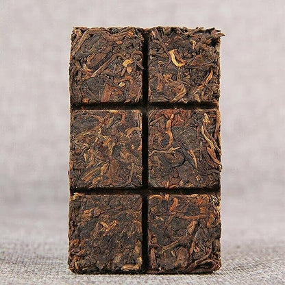 40g Chinese Mini Puerh Brick Yunnan Ancient Tree Shu Puerh Instant Ripe Puer (40g*5 pcs)