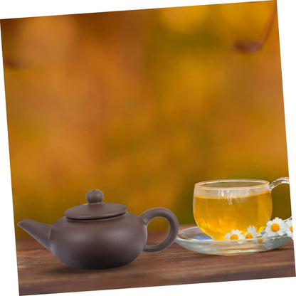 Abaodam 1pc Teapot Zisha Clay Pot Tea Pitchers Chinese Tea Pot Gongfu Tea Kettle Tea Pets Porcelain Tea Kettle Mini Tea Pot Home Decor Desktop Adornment Small Doll House Office Ceramics
