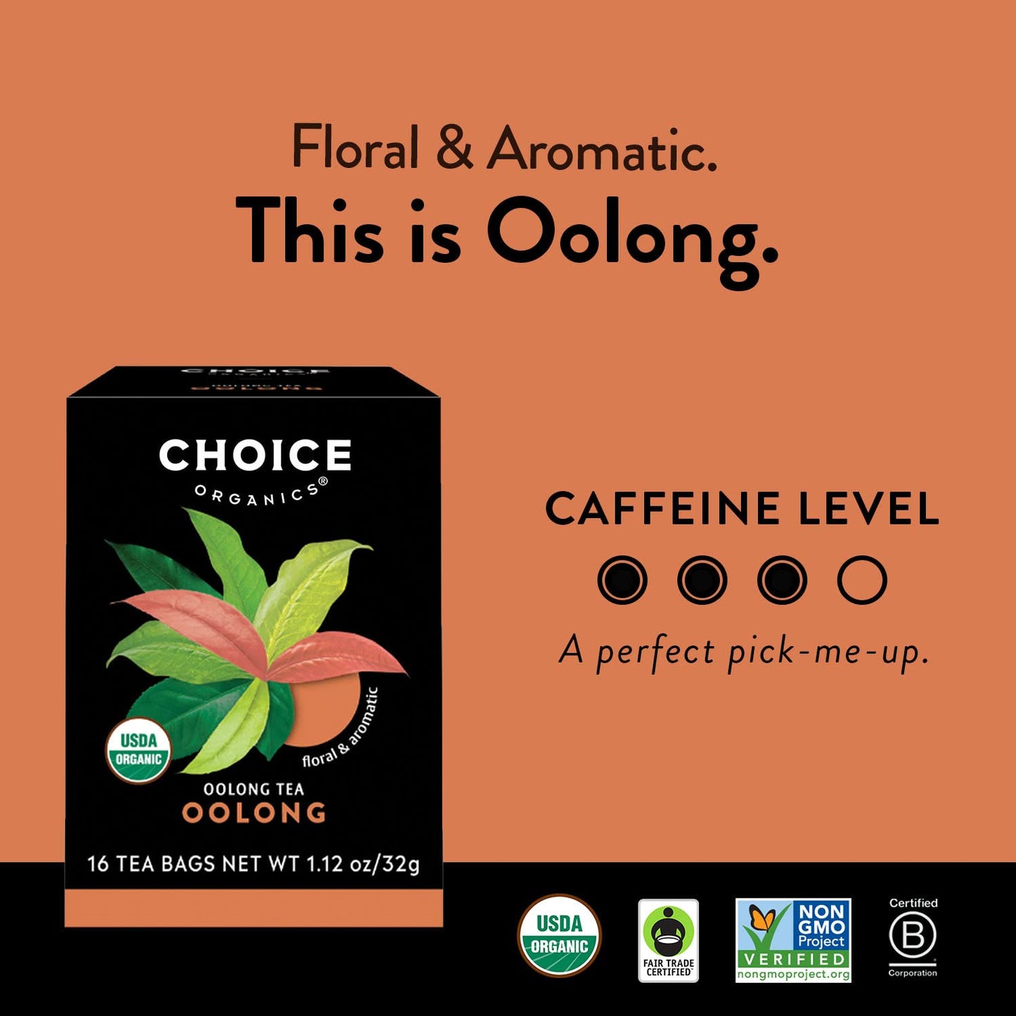 Choice Organics - Favorites Variety Pack Sampler (6 Pack) - Includes Earl Grey, Jasmine Green, Oolong, Rooibos, Cocoa Mint Puerh, and Grapefruit Honeybush Organic Teas - 96 Tea Bags