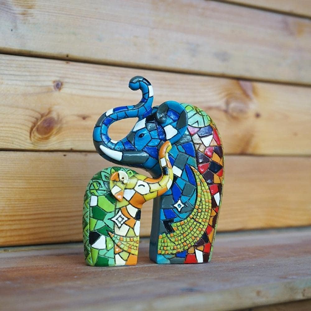 Statues for Home Decor Figurin Elephant Resin Home Decoration Animal Statues and Sculptures