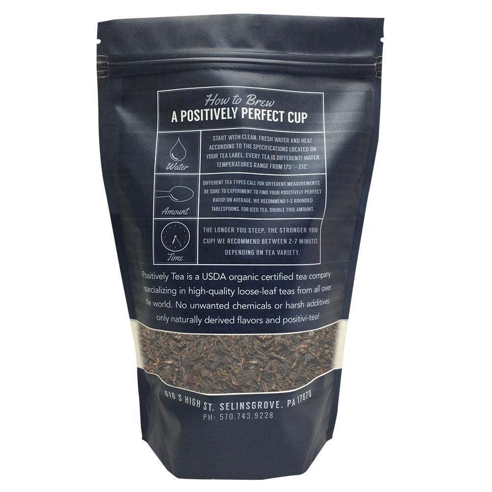 Organic Positively Tea Company, Qilan Wuyuan Oolong Tea, Loose Leaf, 16 Ounce