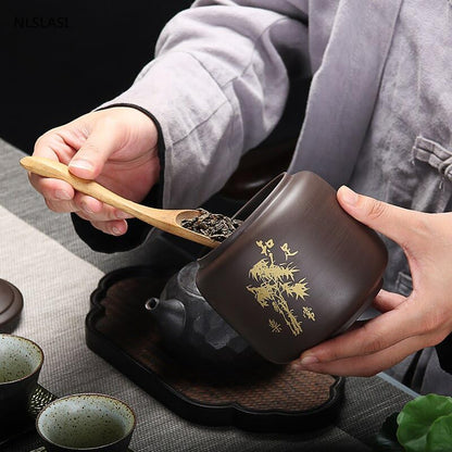 Zisha Teapot Iron Tieguanyin Teapot Teapot Oolong Tea Tea Bag Storage Box